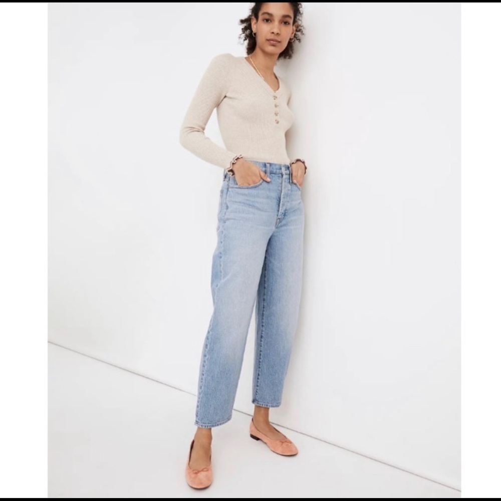 Madewell Balloon Jeans in Hewes Wash